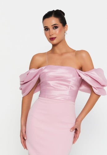 فستان كولكشن 2025 - وردي