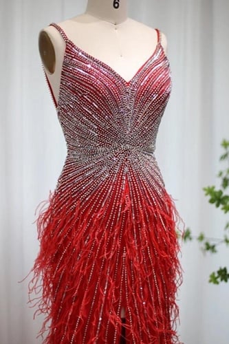 RC138 - فستان ميرميد الظهر مفتوح