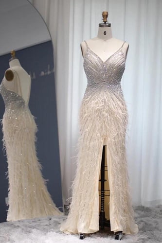 RC138 - فستان ميرميد الظهر مفتوح