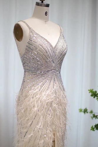 RC138 - فستان ميرميد الظهر مفتوح