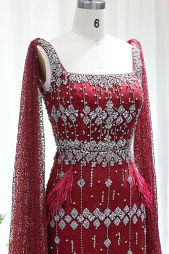 RC03 - فستان ريفيرا سقنيتشر عنابي