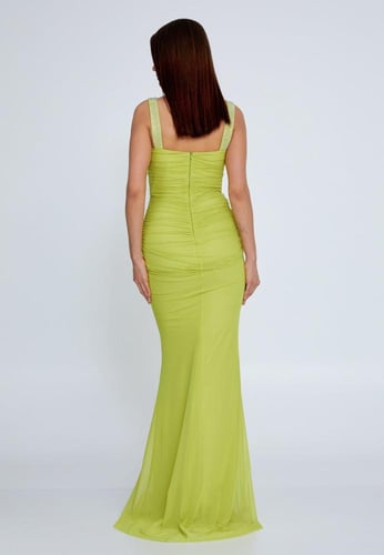 فستان كولكشن 2025 - اخضر ليموني