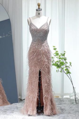 RC138 - فستان ميرميد الظهر مفتوح