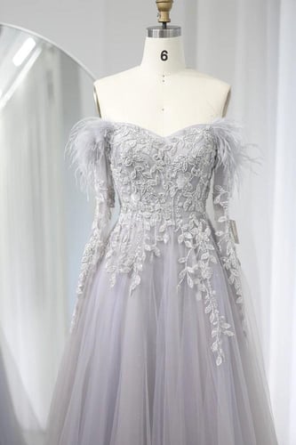 RC134 - فستان اوف شولدر ناعم