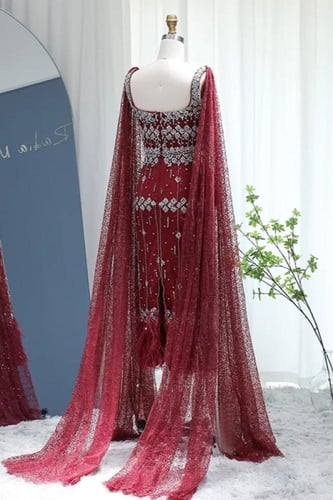 RC03 - فستان ريفيرا سقنيتشر عنابي