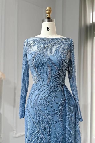 RC89- فستان كم طويل محتشم - متوفر لونين