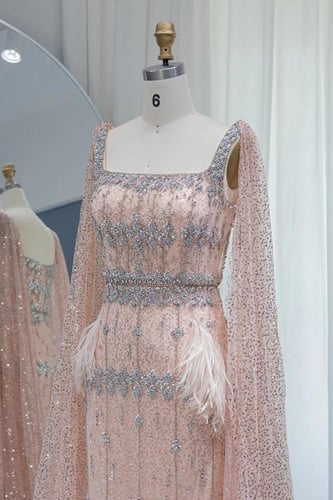 RC03 - فستان ريفيرا سقنيتشرر وردي