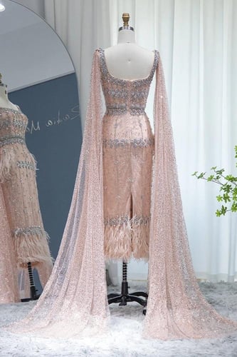 RC03 - فستان ريفيرا سقنيتشرر وردي