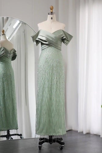 RC160 - فستان خرز هدب - 3 اللوان