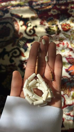 سبحة عظم طبيعي وثمر الكوك