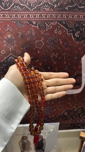 سبحة زعفران إيراني برائحة ثابته