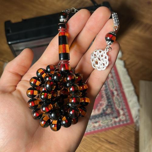 سبحة بكلايت معدن عسليه