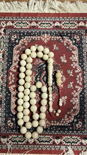 سبحة عظم جمل طبيعي - قصه دائريه