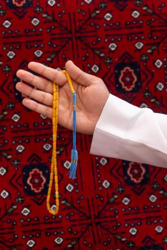 مسباح بكلايت صنوبري اصفر