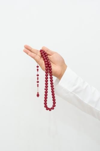 مسباح فاتوران تمليكه احمر غامق