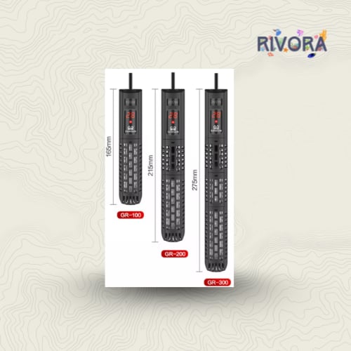 سخان حوض سمك SunSun مع شاشة