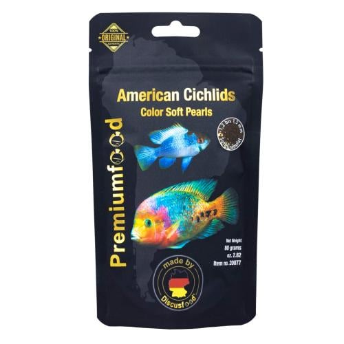حبيبات غذاء سيكلد أمريكي 80g – American Cichlid Co...