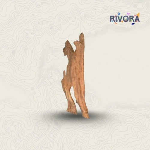 خشب طبيعي (وسط)