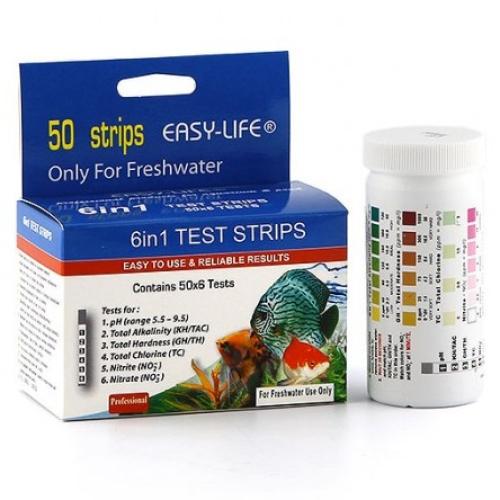 Easy-Life 6in1 Test Strips - اشرائط اختبار المياة...