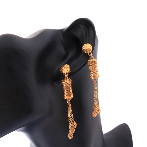 حلق ذهب عيار 21