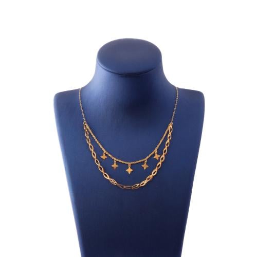 عقد ذهب عيار 21