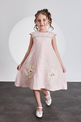 Pink flower dress
