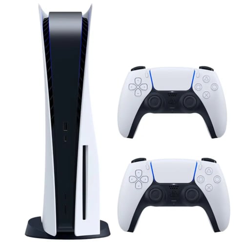 جهاز بلايستيشن 5 نسخة الاقراص 825 جيجا مجدد مع وحد...