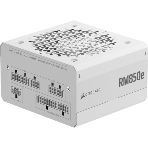 مزود طاقة CORSAIR RMe Series RM850e باللون الأبيض،...