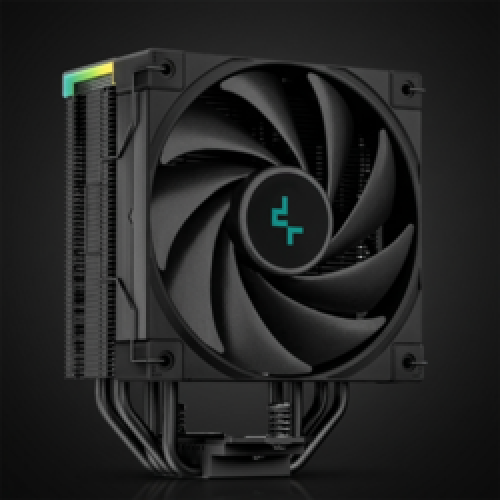 مبرد هواء DeepCool AK400 DIGITAL، تصميم أسود بالكا...