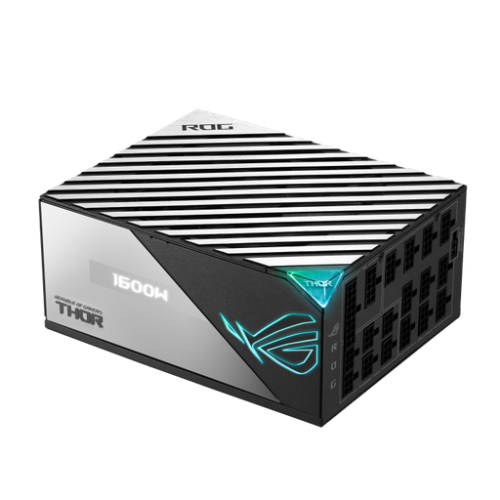 مزود طاقة ASUS ROG THOR 1600T بقدرة 1600 واط، كفاء...