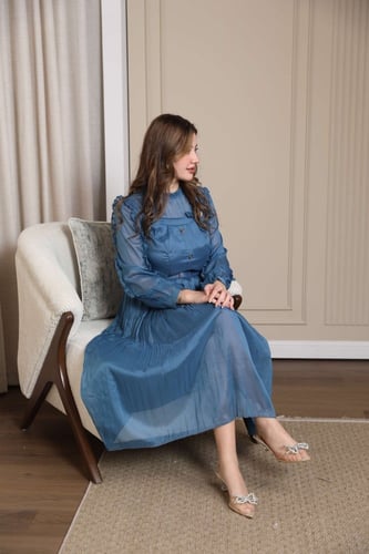 فستان ميد ناعم