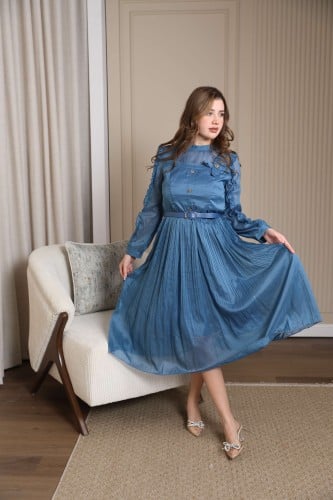 فستان ميد ناعم