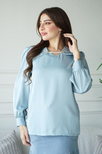 بلوزه اكسسوار رقبه