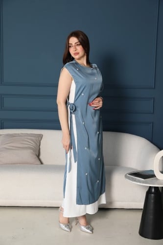 جلابيه قطعتين تصميم ايطالي راقي