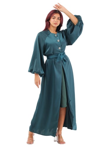 جلابية نسائية بالون تركواز