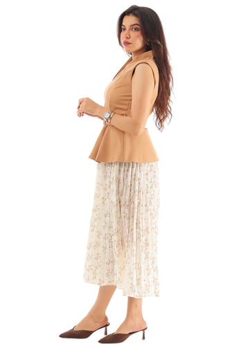 فستان مشجر ميد كريب