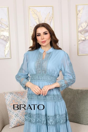 فستان تيفاني مع دانتيل ناعم