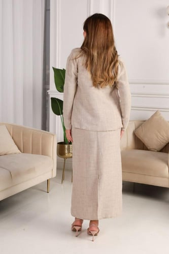 طقم دوامات كتان انيق ورسمي