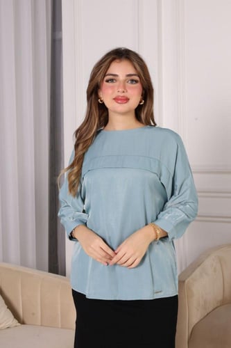 بلوزة تيفاني قصة واسعه