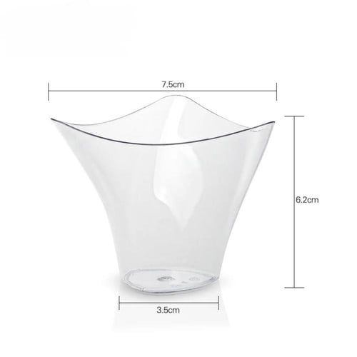 25/50 قطعة أكواب الحلوى القابل للتصرف لحفل عيد ميل...