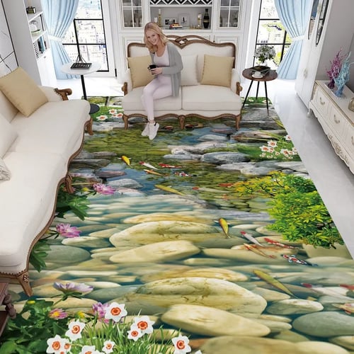 سجادة ثلاثية البعادارضيه محاكاة نمط المشهد غرفة ال...