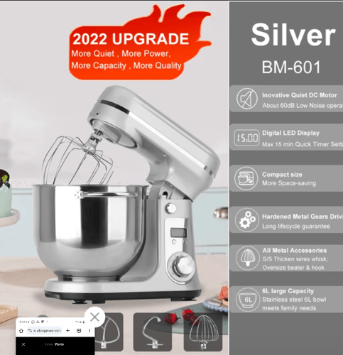 خلاط حامل طعام المطبخ من بيولو ميكس، خلاط، محرك ها...