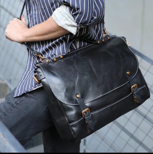 الأصلي الرجعية حقائب جلدية للرجال 13.3 بوصة محمول...