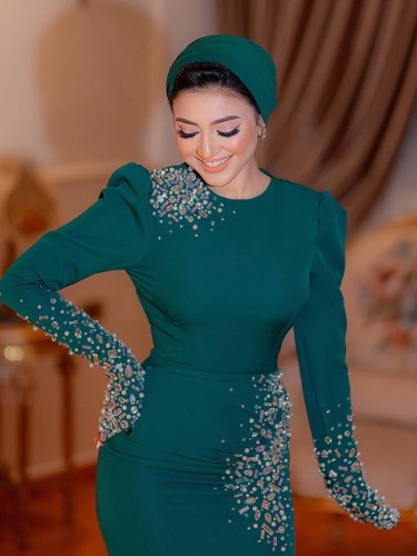 جيروكوم-فستان حورية البحر النسائي للحفلات الراقصة...