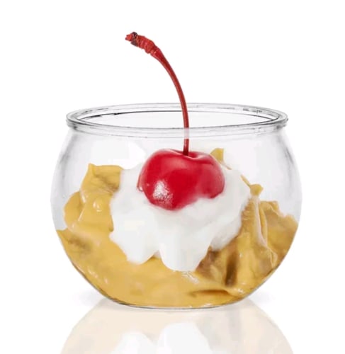 أكواب الحلوى الشفافة لحفلة عيد ميلاد ، وجبات خفيفة...