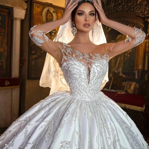 الساتان الديكور فساتين الزفاف ، يزين الرجعية ، الد...