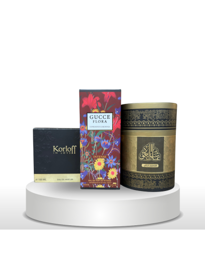مجموعة منوعه عطور وبخور نسائي (3 منتجات)