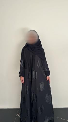 عباية شيفون مبطنة