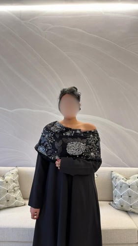 جلابية لنن اسود