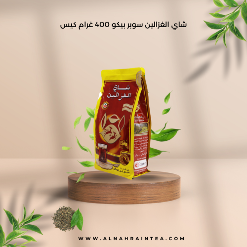 شاي الغزالين سوبر بيكو 400 غرام كيس